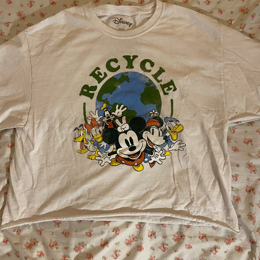 recycle disney crop top